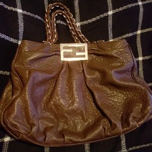 Fendi Lambskin Mia Large Tote